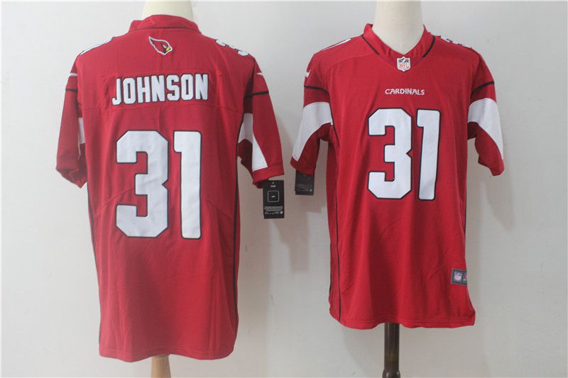 Men Arizona Cardinals #31 Johnson Red Nike Vapor Untouchable Limited NFL Jerseys->->NFL Jersey